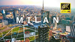 Milan City, Italy 🇮🇹 in 4K ULTRA HD 60 FPS Video by Drone