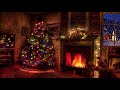 Christmas Ambience | Calming Crackling Fireplace Sounds | Happy New Year