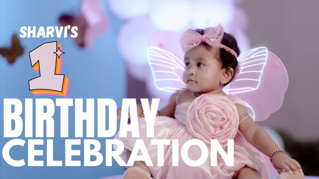 Baby Sharvi's Best Birthday Highlights| @PkstudioPhotography #birthdaycelebration #baby