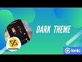 ionic dark theme [Arabic]