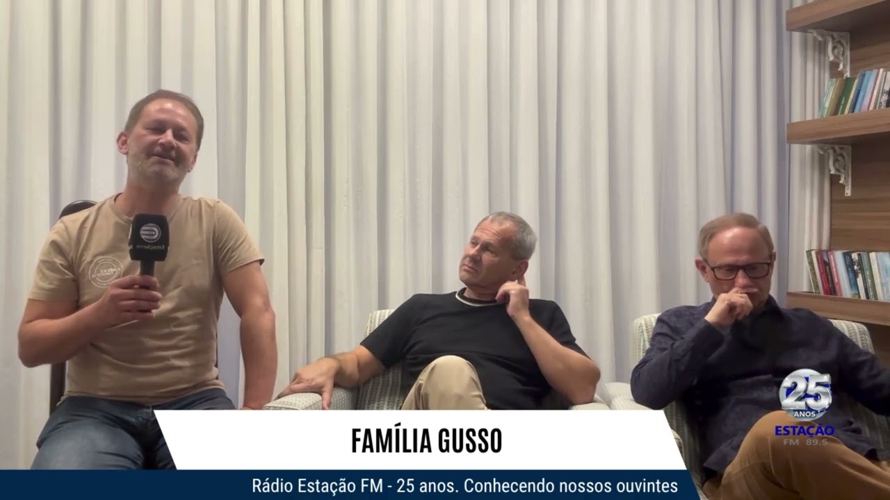 25 Anos da Rádio Estação Fm - Visitando a casa da Família Gusso