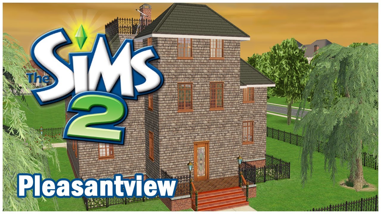 The Sims 2 Pleasantview // Goth Mansion Renovations, part 1 (Neighborhood Storyline Challenge)