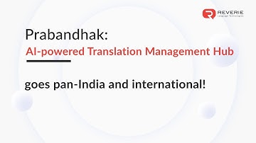 Prabandhak AI powered Translation Management Hub