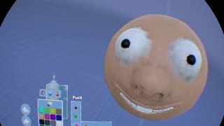 SculptrVR PS4- sculpting with the stamp tool.
