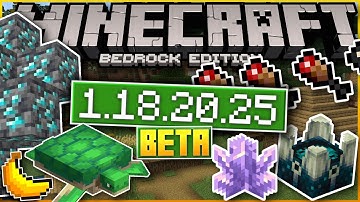 Minecraft Bedrock BETA Preview✅ 1.18.20.25  ✅ FROGS🐸 & PARITY ( Changelog )  MCPE,Xbox,Windows