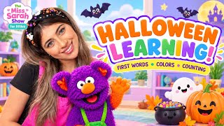 First Words for Toddlers  | Halloween Learning for Babies & Toddlers