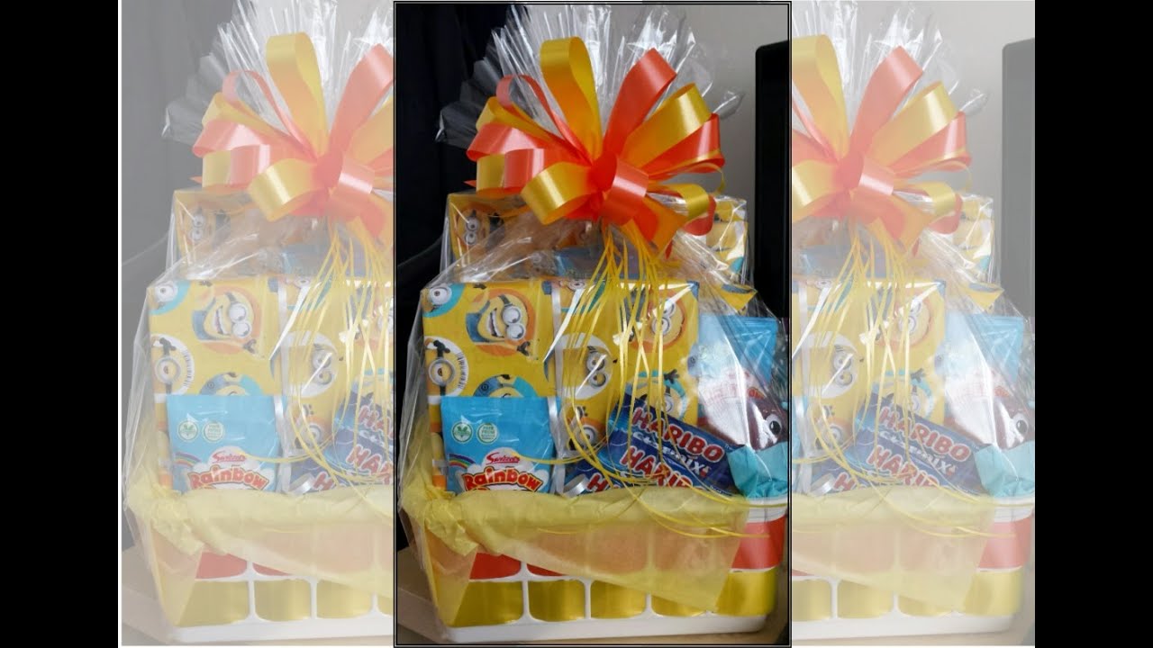 ASMR - No Talking. Putting together a gift basket.