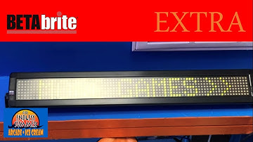 Beta Brite LED Sign Displaying a "More Games" Message at Our Endless Summer in Long Beach Island, NJ