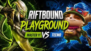 Riftbound Playground: Master Yi vs Teemo｜5 May 2026