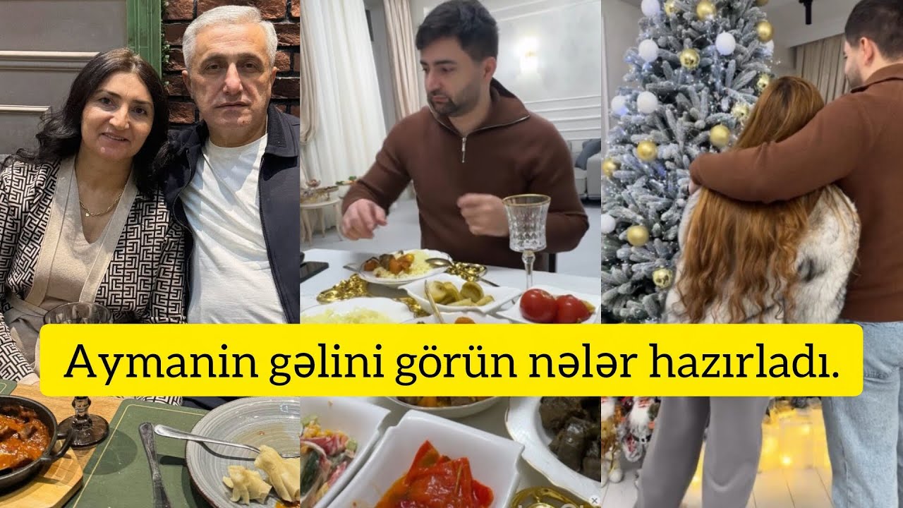 Aynanın gəlini görün nələr hazırladı 