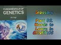 Glossary - Part 62 | Terms in GENETICS - B. D. Singh | LECTURE MONDAY-Enjoy & Learn with Shalvi