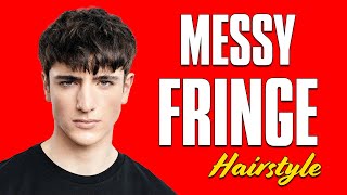 The Messy Fringe Haircut Is Back | Best Men's Hairstyles For 2024!