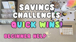 Quick Wins for ALL Budgets | Savings Challenges | Beginners Guide 2024