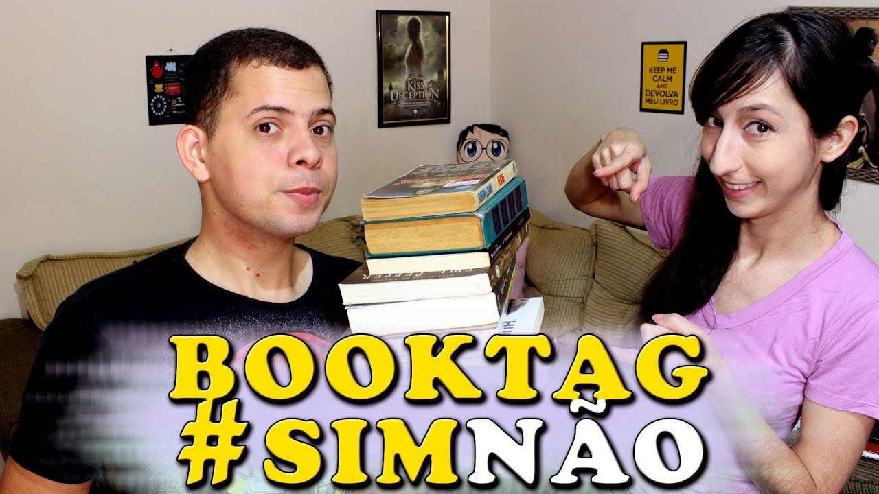 BOOKTAG #SIMNÃO 👍👎📚 | Alegria Literária livros preferidos famosos