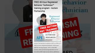 Autism Partnership Foundation| Free Training #free#rbt#autism