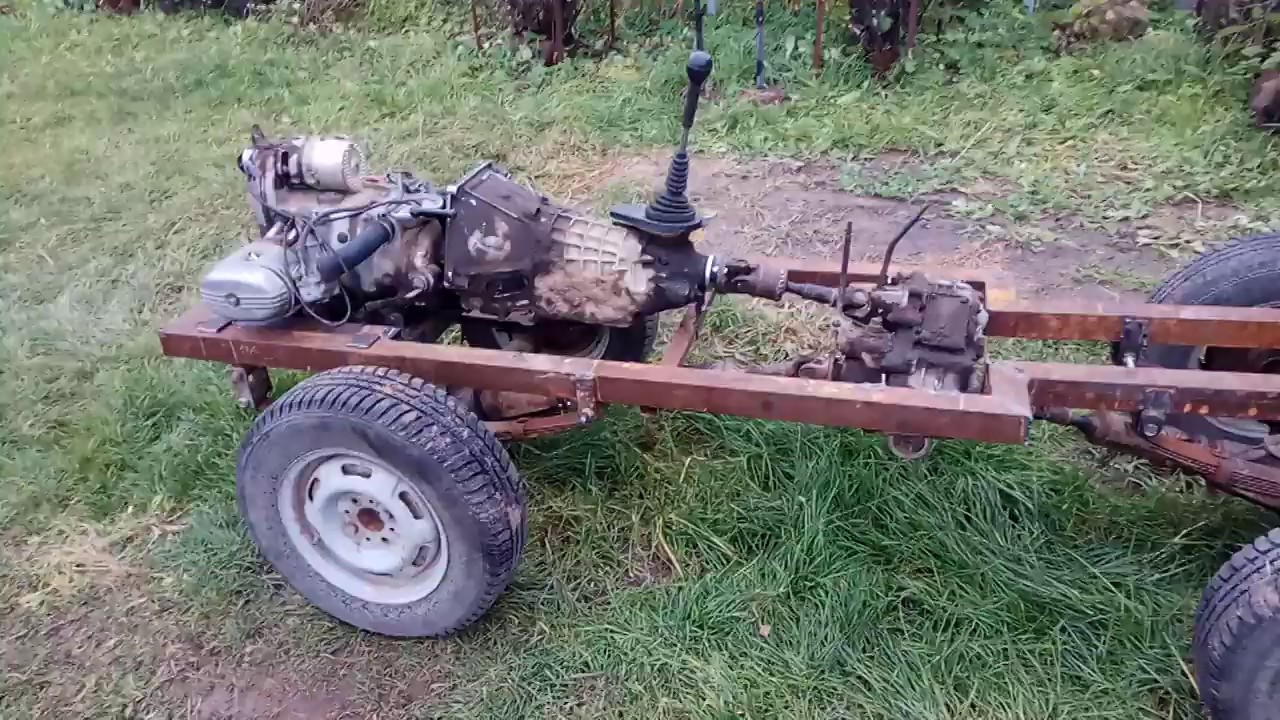 Самодельный полноприводный квадроцикл часть 3 - YouTube