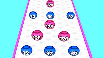 Ball Game Fun Race Run 2048 3D ! All Levels Gameplay (163-169) android,ios