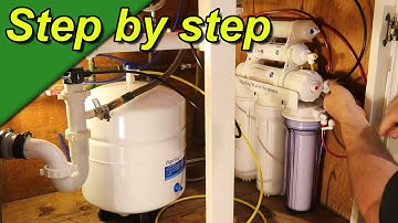 iSpring Under Sink Reverse Osmosis Filtration System Complete Installation RCC7AK 6-Stage RO System