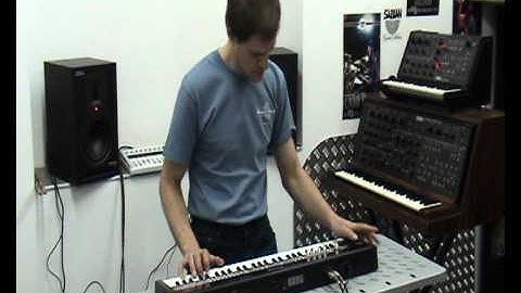 Korg microSTATION Demo part 2