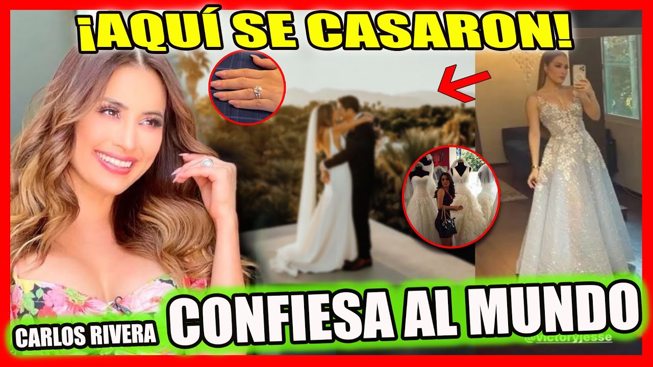 ¡ASÍ FUE LA BODA DE CARLOS RIVERA & CYNTHIA RDZ! INVITADOS ESPECIALES Y UN ANILLO IMPRESIONANTE