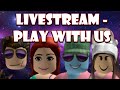 PLAY ROBLOX WITH US/PLAYING HORROR GAMES - W/ SUPERJD77, CALLMEHHALEY, RBLXEARTHMAN, & LALALAUREN003