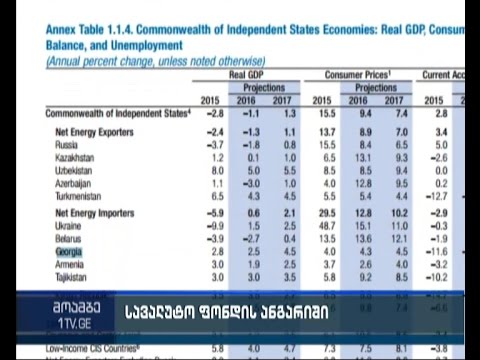საერთაშორისო სავალუტო ფონდმა მსოფლიოს ეკონომიკური მიმოხილვა განაახლა