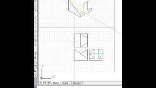 Isometric drawing - example 1