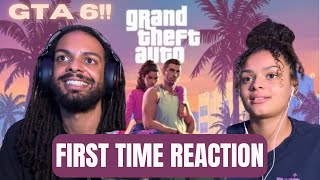 FIRST TIME REACTION GTA 6 TRAILER!