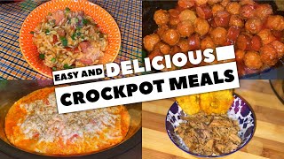 WHAT'S FOR DINNER? | CROCKPOT RECIPES | SLOW COOKER RECIPES | DUMP AND GO MEALS 🥘 #crockpot