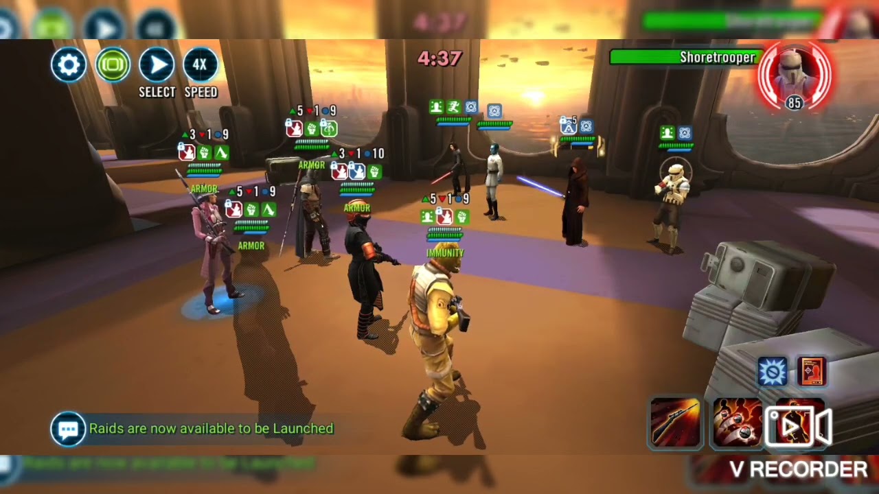 Fennec counters LV, how low gear can you go? G12+ Mando/Greef, R6 Fennec, R5 Bossk, R7 Zam.