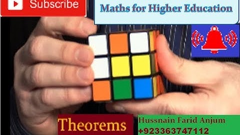 Group Theory Lecture 3 Theorem on subgroup
