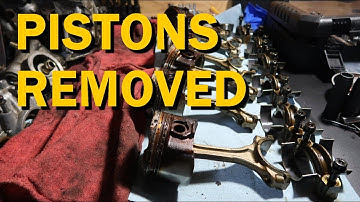 Removing Pistons and Rods - 2JZ to E46 Conversion