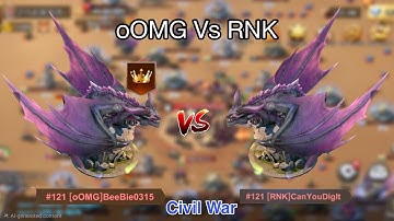 oOMG Vs RNK | Better than SvS Fight | Civil War | Last Z : Survival Shooter Gameplay |  Last Z Wars 