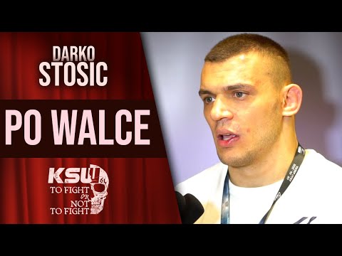 Darko Stosic po KO na Kicie: Na 100% kolejna walka będzie o pas