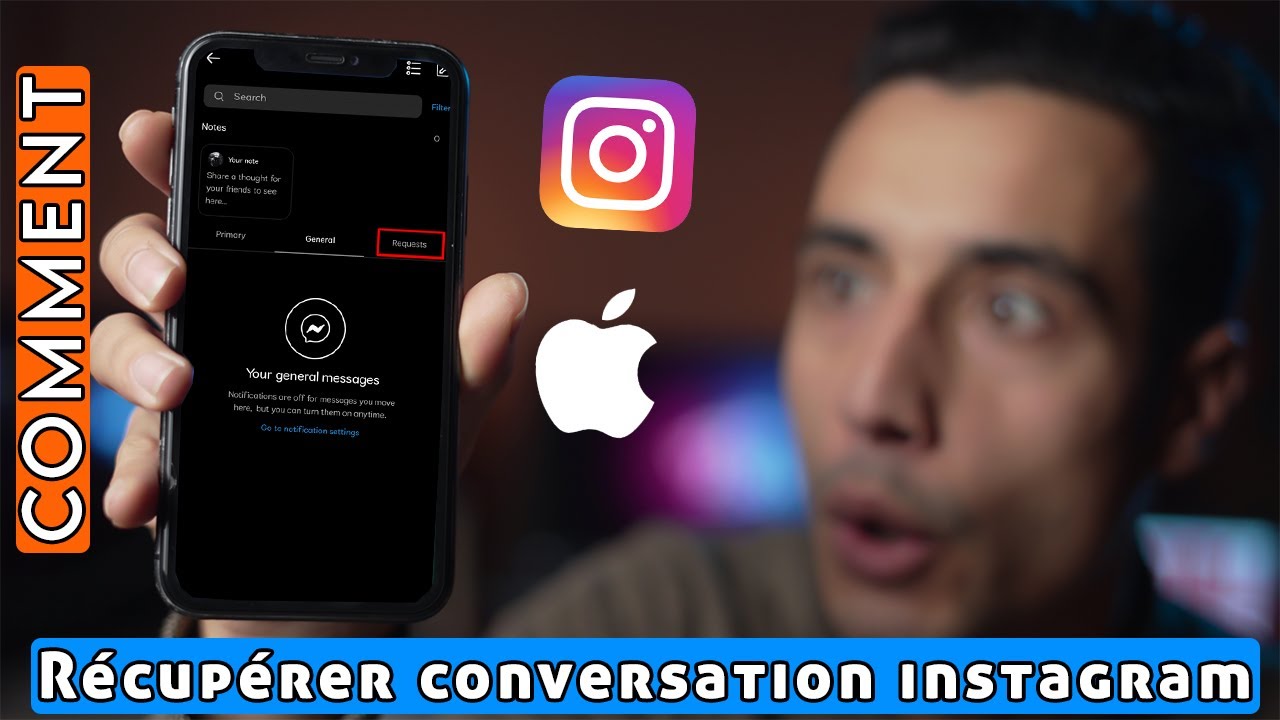 Comment récupérer conversation instagram supprimé iphone ？ - YouTube