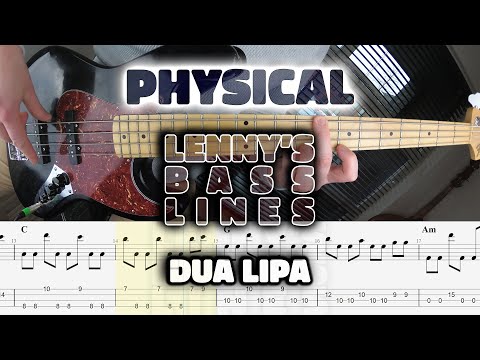 dua-lipa---physical---bass-line---score---tabs---cover