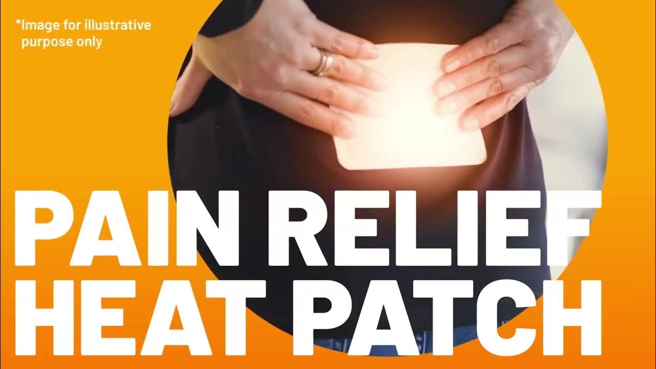Cura Heat Up to 24 Hours Pain Relief Heat Patch YouTube