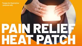 Cura Heat - Up to 24 Hours Pain Relief Heat Patch