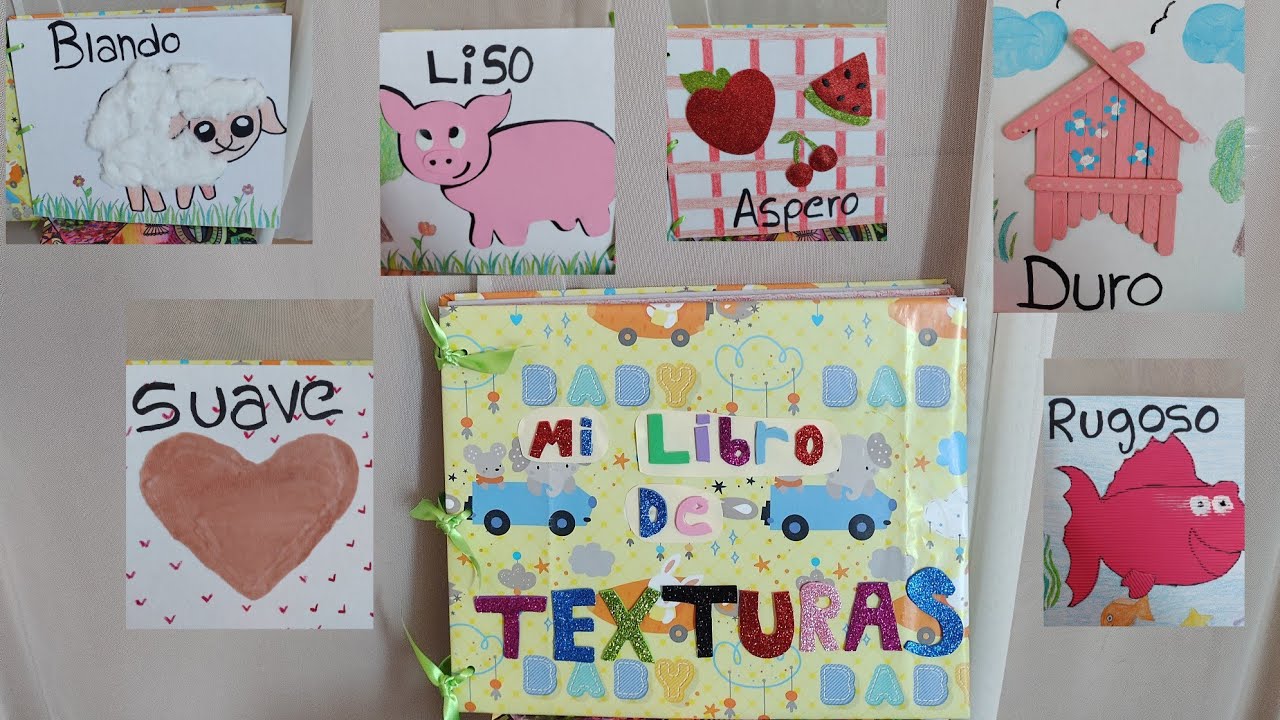 Libro Sensorial De Texturas Para Bebé - Mi Primer Quietbook