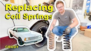 Replacing Coil Spring On A 1981 El Camino  GBody | The Meano Camino