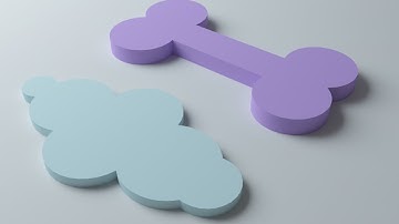 3D MAX Spline Attach, Boolean