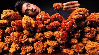 ASMR EATING 😱 50 CHICKEN 🍗 KFC HOT WINGS | FOOD VIDEOS