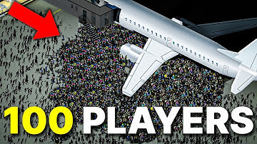 100 Players Simulate Airport Civilization in Project Zomboid