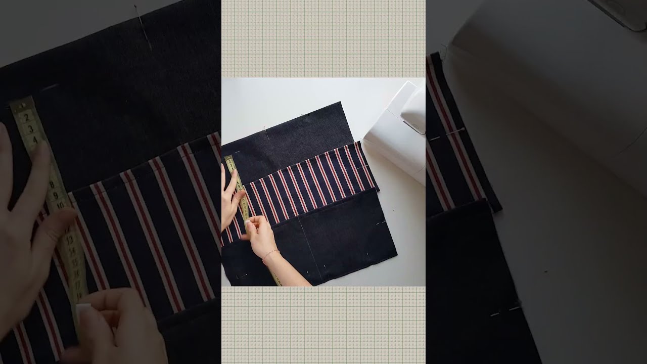 Reversible Tote Bag Tutorial ~ Çift taraflı çanta dikimi - Kendin Yap / DIY