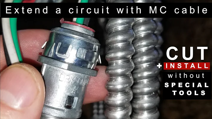 How to install, strip and cut MC cable with no spe...