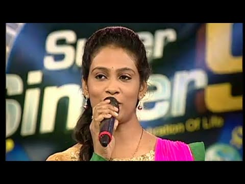 Anjana Sowmya Performance Okka Magadu Song From Seethaiah Movie In Super Singer 9