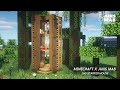 Minecraft : 5x5 Starter House Tutorial ｜How to Build a Apartment in Minecraft #208