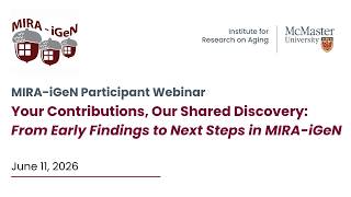 MIRA-iGeN Study Participant Webinar 2026
