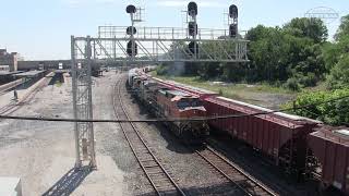 Huge Morning of Trains in Toledo!