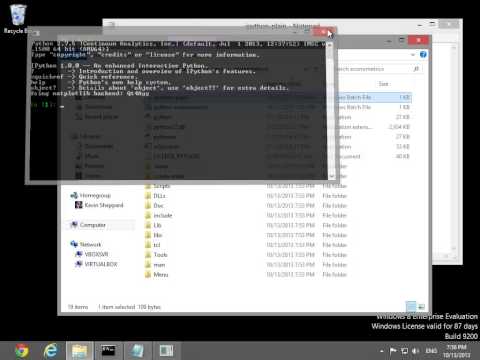 Installing the Scientific Python Stack on Windows using Anaconda